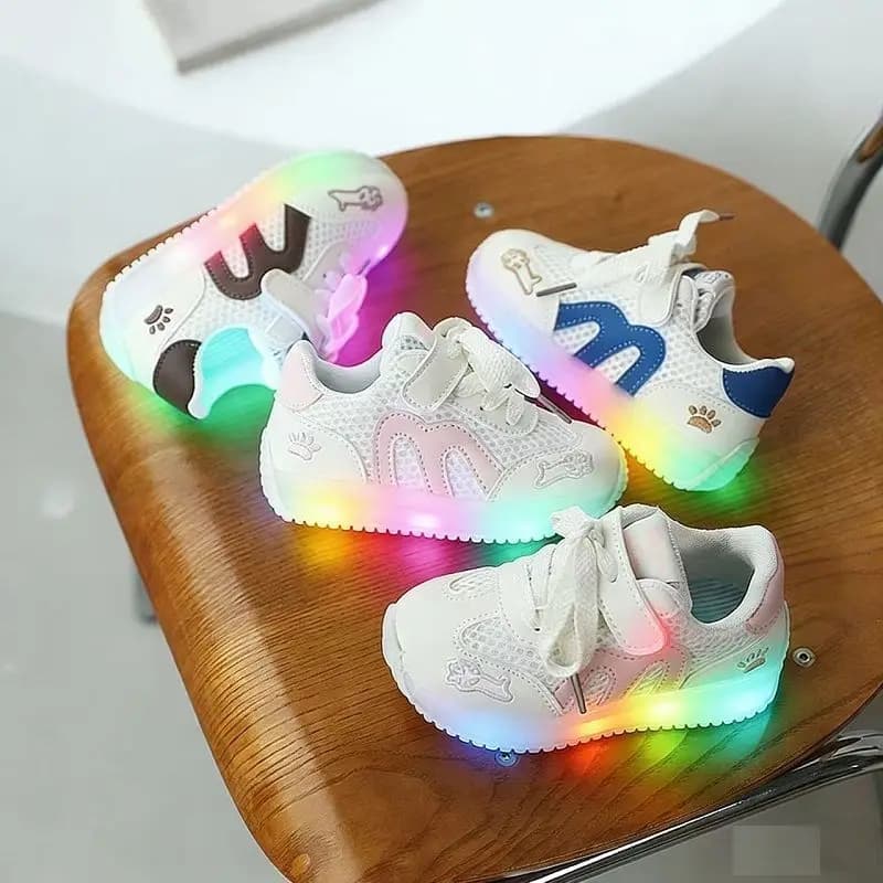 cute Led Shoes Boys Girls Lighted Casual Sneakers Glowing Shoes Kid Sneakers With Luminous Sole outdoor Running Shoes Luminous