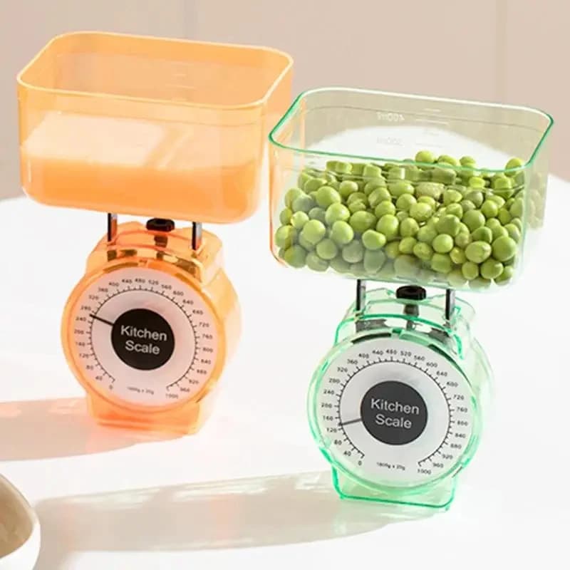 Restaurant Cooking Spring Scale Food Vegetables Scale Weighing Dial 1kg Mechanical Home Kitchen Scales Kitchen Weight Scales