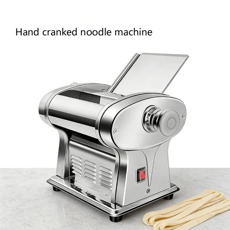 Macchina Manuale per Fare la Pasta con 6 Impostazioni di Spessore Regolabili, 2-in-1 per Spaghetti, Fettuccine, Lasagne