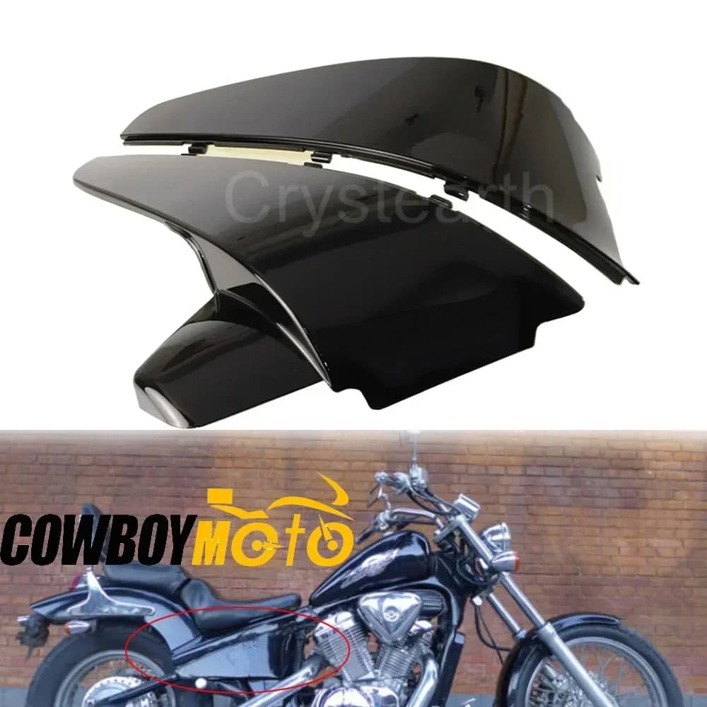 Copertura della carenatura laterale della batteria del motociclo per Honda Shadow VT 600 VLX600 STEED 400 1988-1998 1997 1996 1995 1994 1993 91 90 89