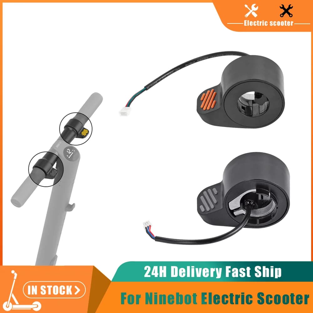 Acceleratore elettrico per Segway Ninebot E22 E25 E45 Scooter Dito Pulsante Freno Quadrante Pollice Acceleratore Kickscooter Parte