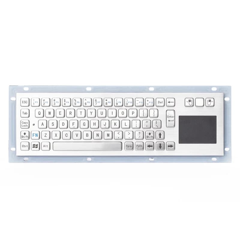 Tastiere industriali robuste impermeabili ultrasottili IP65 con interfaccia USB Touchpad