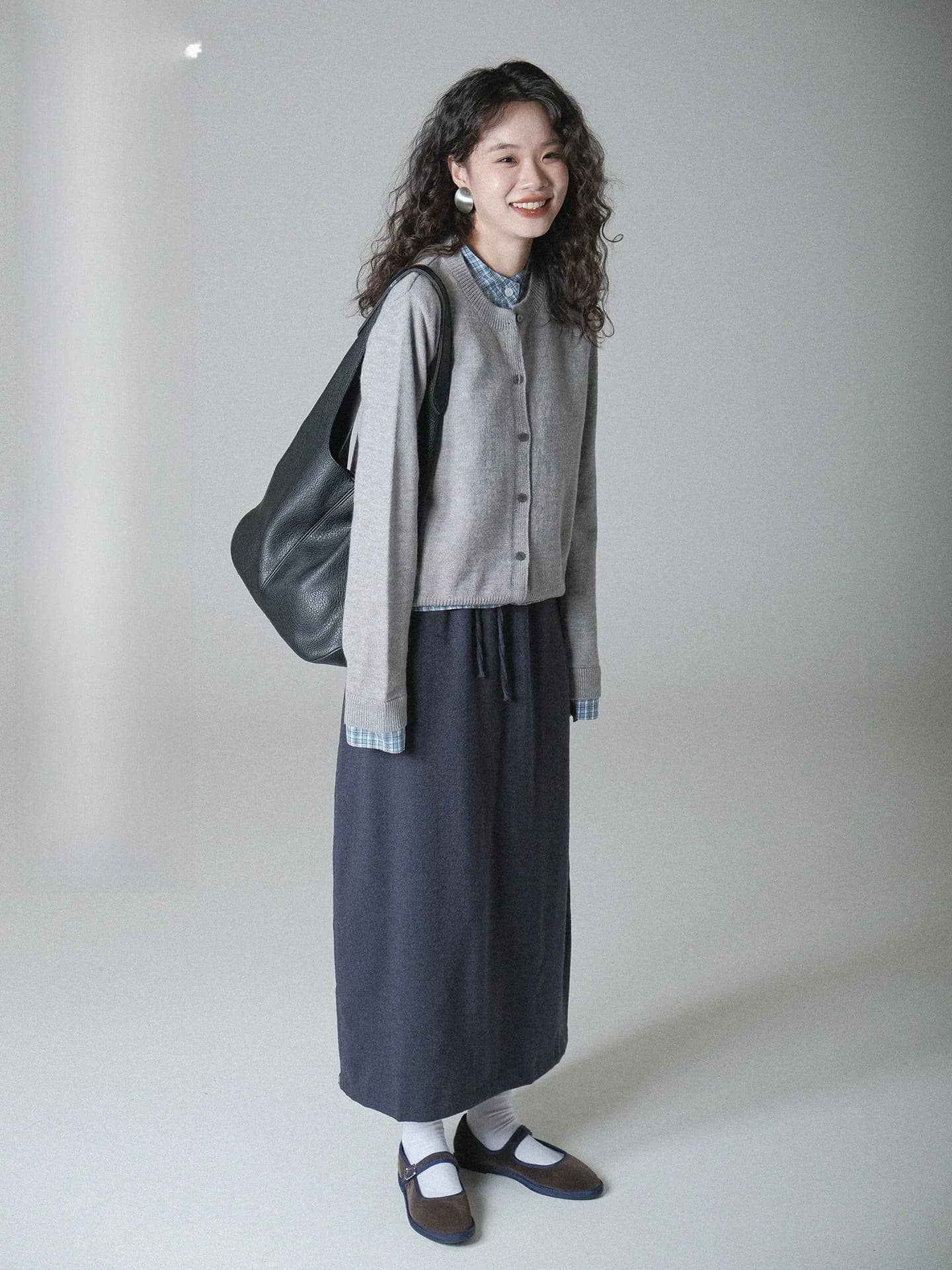 Winter skirt Ivy Yang in Hot Wool with Elastic in Life and Sleeping Spacco, Casual, Women's, Mixed Polyester and Viscose