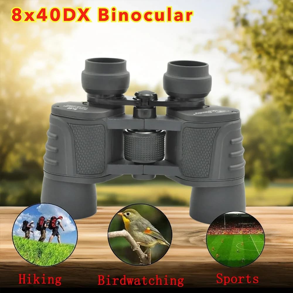 Binocolo ad Alta Potenza 8X40 per Lunga Distanza, Professionale per Birdwatching, Viaggi, Campeggio, Turismo, Telescopio Porro Bak4