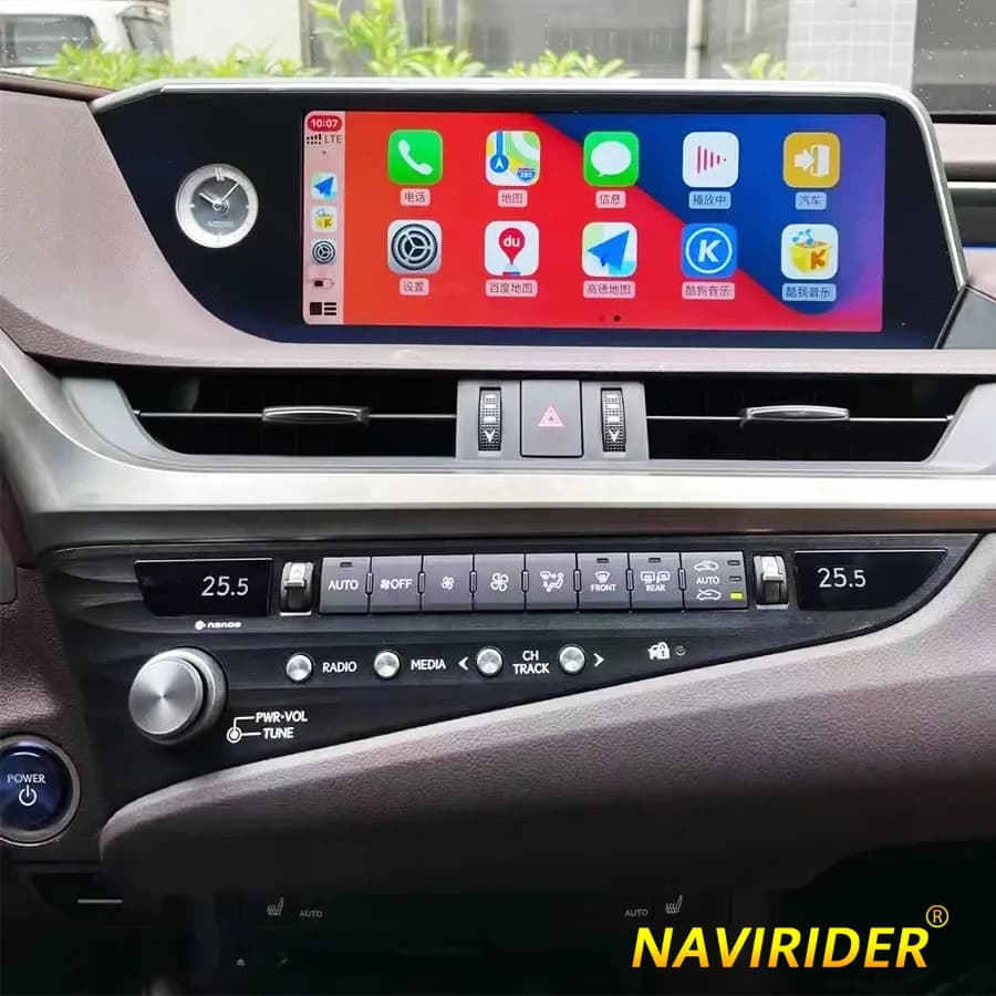 Lettore Video multimediale per auto da 12.3 "con schermo Radio per Lexus Es350 ES250 ES300h 2020 2019 ES Android 14 GPS Autoradio GPS HU