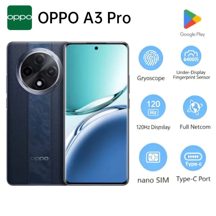 Ultimo Modello 2026 OPPO A3 Pro 5G Smartphone Versione Globale Sbloccato Display FHD+ da 6,7 Pollici 8+256GB di Memoria Batteria Grande da 5000mAh