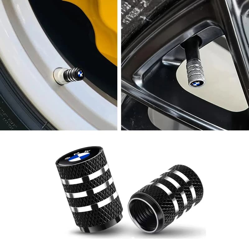 Tappi Valvola Pneumatici Auto Impermeabili Antipolvere per BMW X3 X5 X6 X1 X4 F20 F30 G20 F31 F34 F10 G30 F11 F25 I3 M3