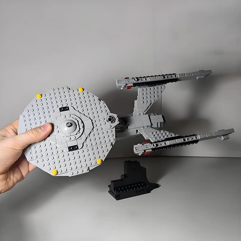 NEW 535PCS MOC Constitution Class Starship Enterprise A Space Trek Ship Building Blocks Set DIY Bricks Collection Toys Gifts