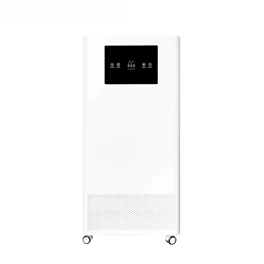Purificatore d'aria intelligente con vero filtro Hepa e display del sensore PM2.5, filtro a carbone attivo per uso domestico/comerciale