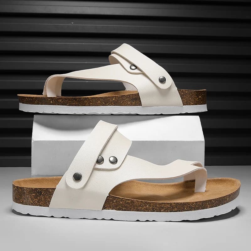 Sandali aperti da uomo all'aperto scarpe da spiaggia traspiranti estive sandali Casual interni fondo morbido ispessimento confortevole antiscivolo
