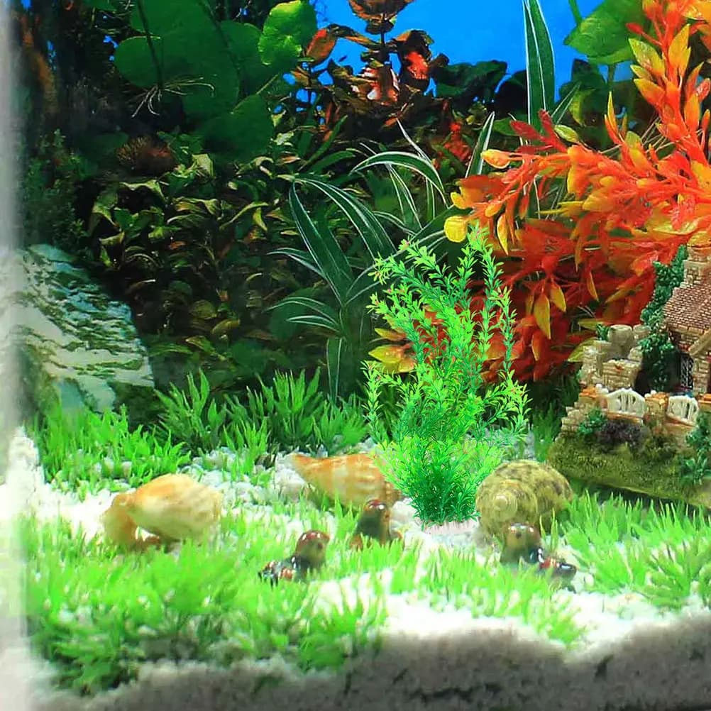 70Cm Realistic Artificial Aquarium Plant Plastic Water Plant for Fish Tank Decorations Lifelike Safe Non-Toxic Fresh Saltwater
