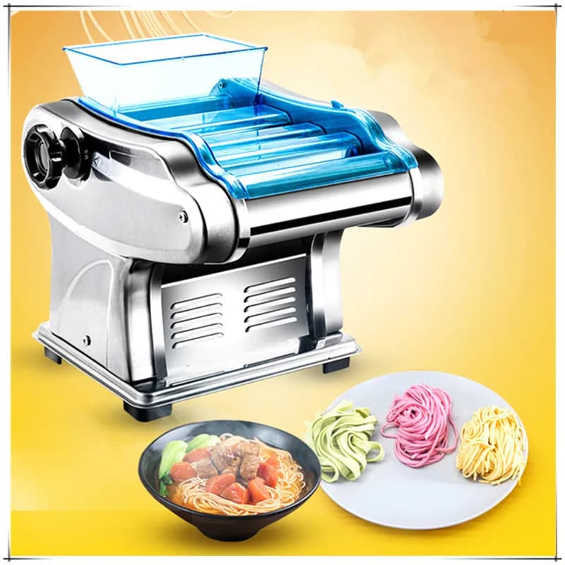 Macchina per noodle in acciaio inossidabile Macchina per pasta elettrica automatica piccola pasta domestica