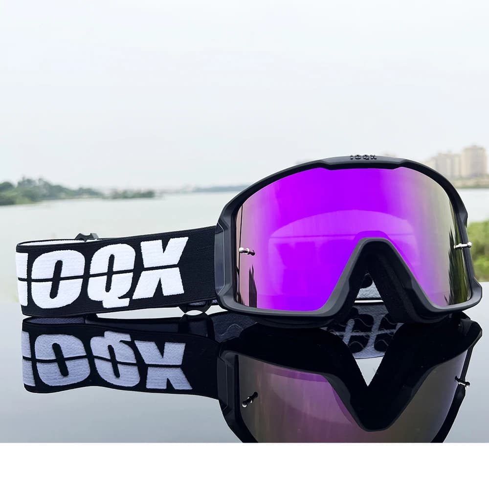 Occhiali da moto fuoristrada IOQX Motocross Defends occhiali da casco maschera da sci all'aperto equitazione occhiali antivento antipolvere occhiali da sole