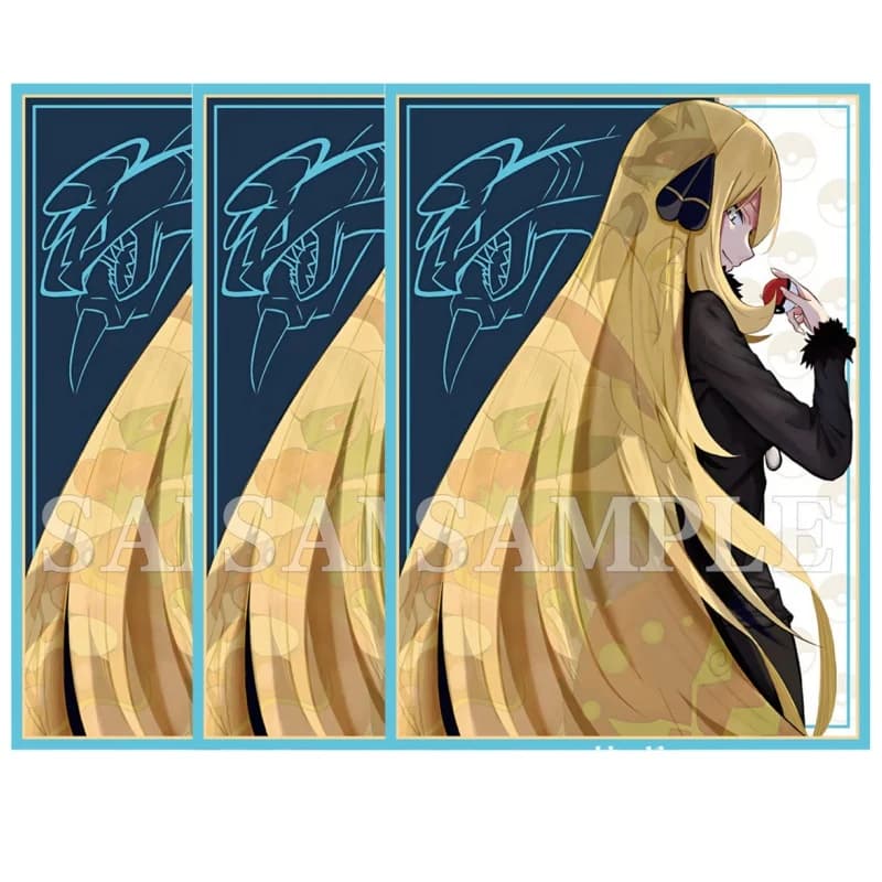 Porta Carte da Gioco 67x92mm Laser Flash Cynthia, Adatto per PTCG DTCG OPCG, Custodia Protettiva per Carte da Collezione di Giochi d'Animazione