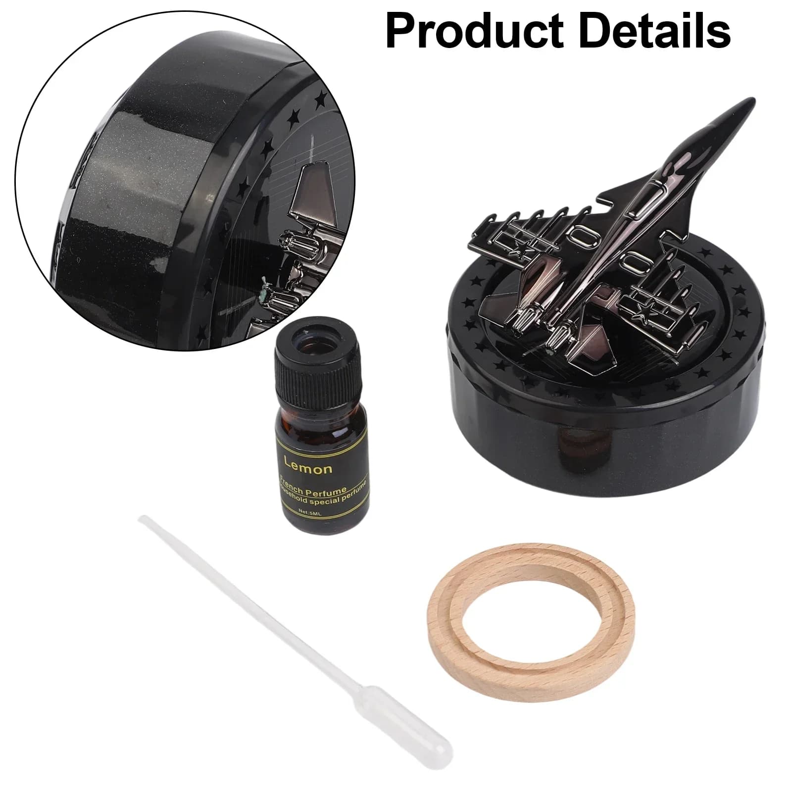 Deodorant diffuser for cars with advanced solar panel technology for efficient air purification and unique hunting design