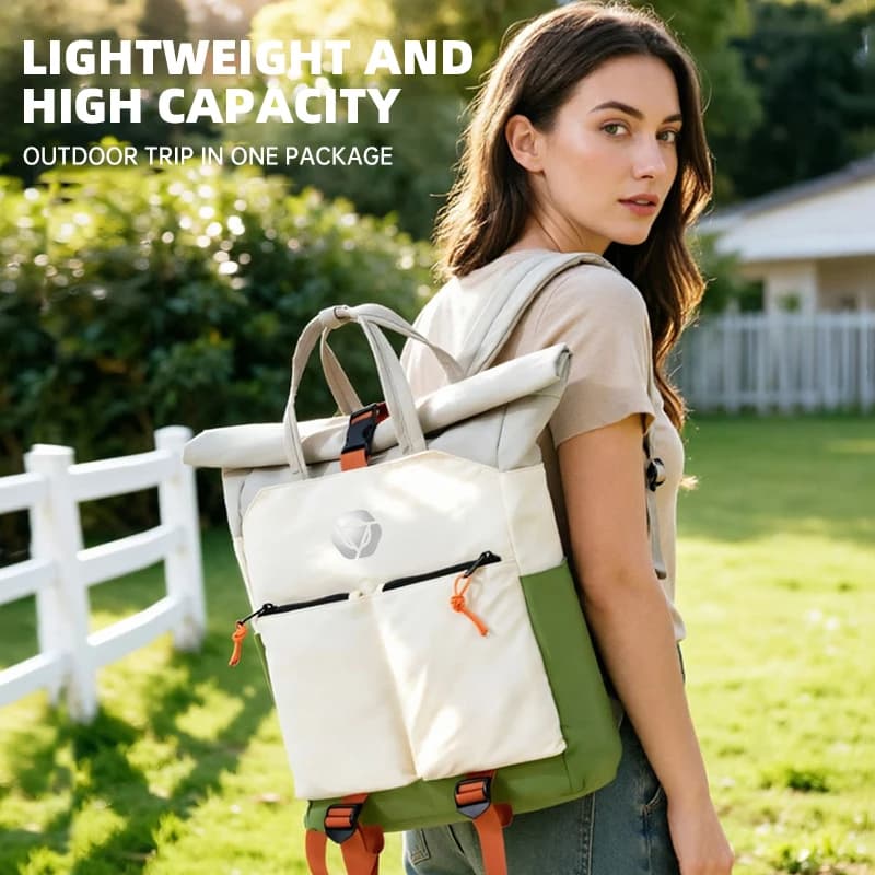 Women's backpack 2026 new model, backpack for junior high school girls and college students, large capacity, lightweight travel bag, men's luggage