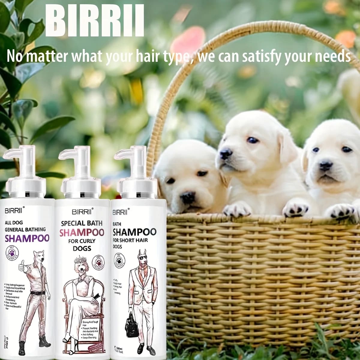 Dry shampoo for pets - no water, no rinsing required. Gentle pet cleaning - easy to use, with a fresh scent. All-in-one no-rinse deodorizer. Suitable for dog and cat grooming. Universally applicable. Pet grooming and deodorizing.