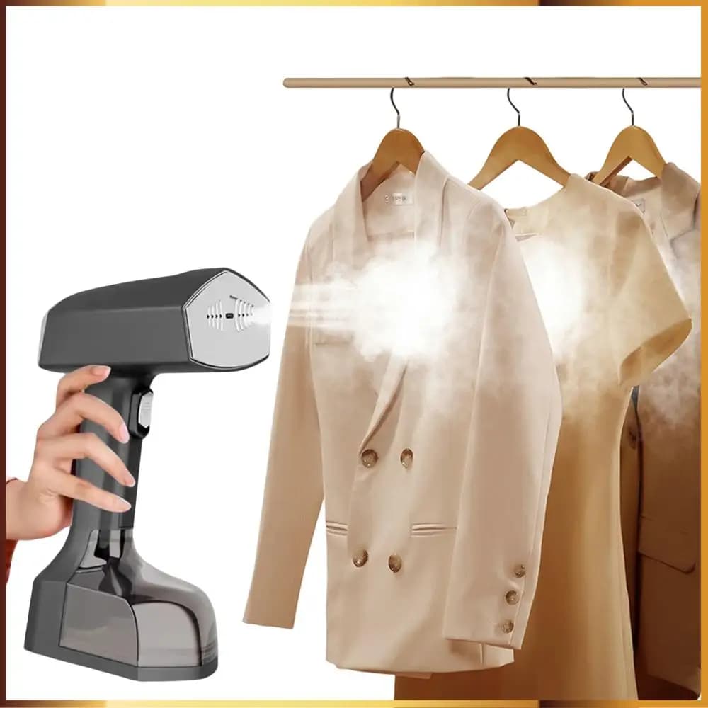 Stiratore a Vapore per Vestiti con Riscaldamento Rapido, Serbatoio Grande da 350ml, Ferro da Stiro a Vapore Portatile per Casa e Viaggio