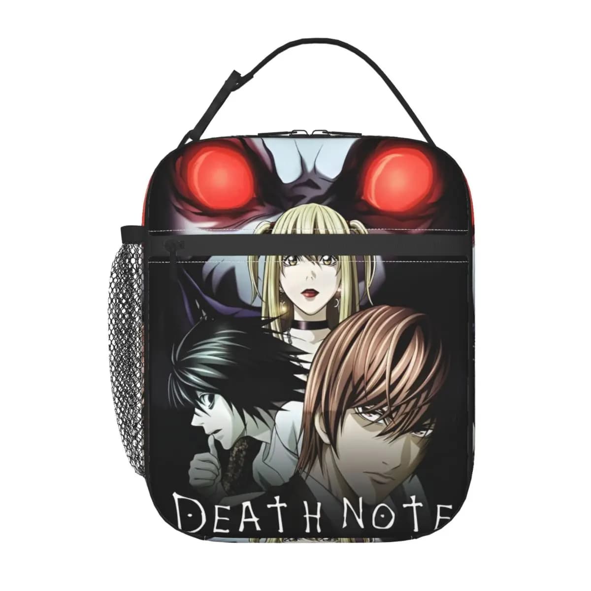 Borse termiche per il pranzo personalizzate Deathes Anime Note, bento box portatili per lavoro, scuola, viaggi, borse multifunzione per alimenti