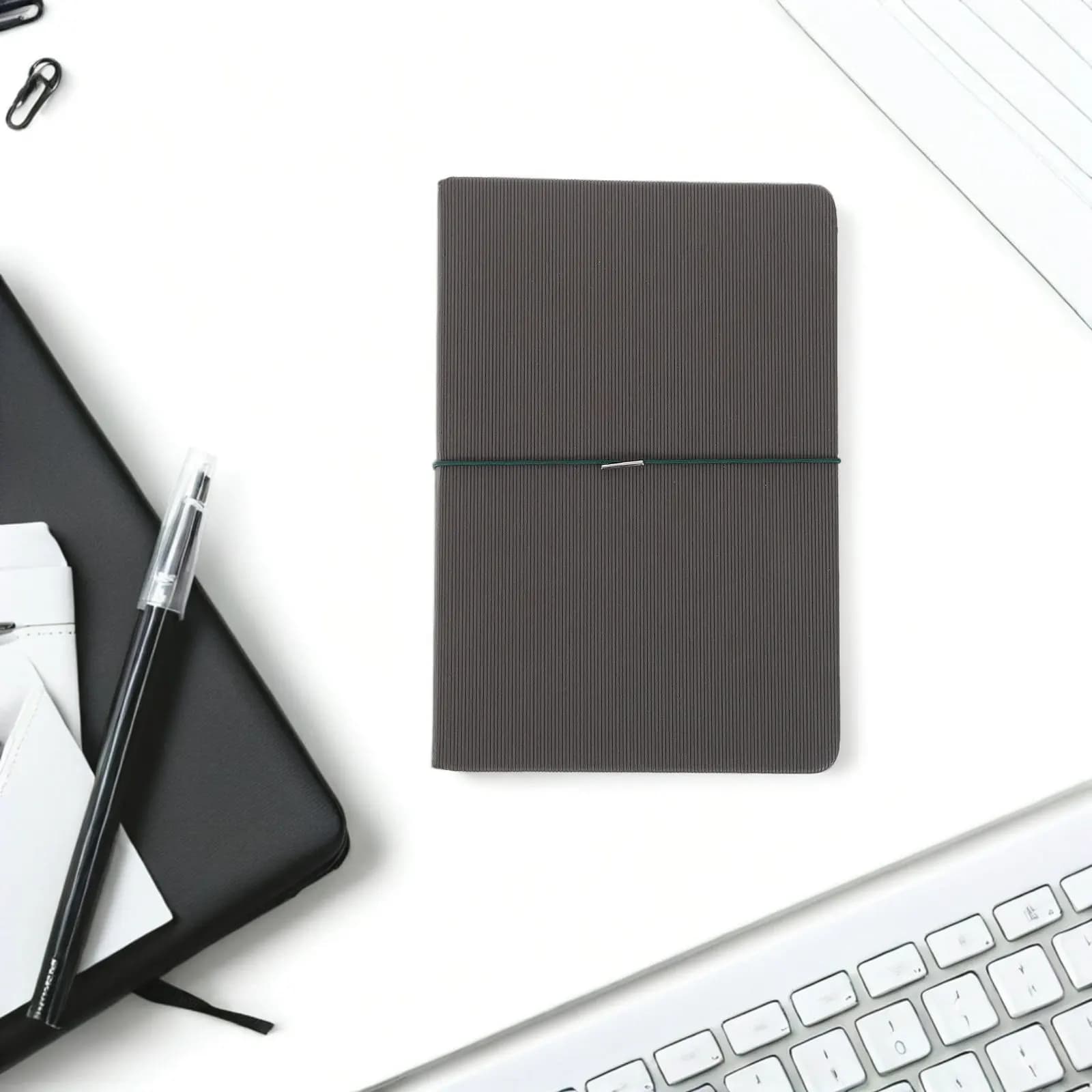Set di 7 Elastici per Quaderni da Viaggio, Cinghie Regolabili Elastiche per Diari e Agende, Organizzatori Essenziali da Viaggio