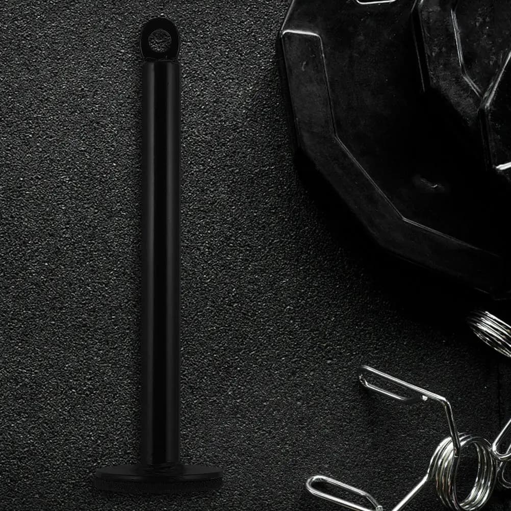 Steel Weight Plate Rack Barbell Loading Pin Fitness Pulley Equipment Strength Training Tool Weight Plate Stand Fitness Supplies