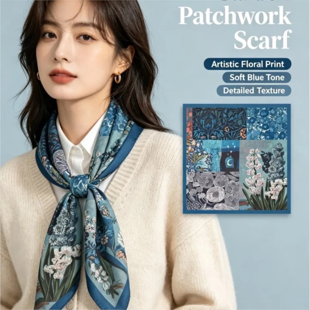 70cm Retro Paisley Square Scarf Summer Thin Cotton Linen Bandana Breathable Sun Neck Wrap Versatile Outdoor Decorative Kerchief