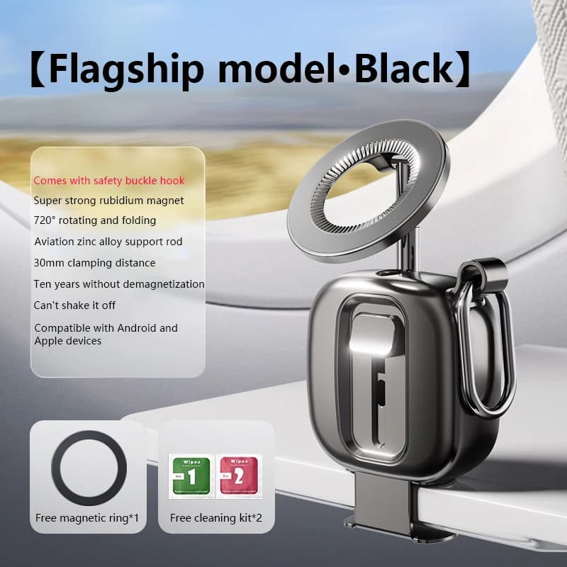 New Travel Portable Mobile Phone Holder Desktop Drama Travel Folding Holder Travel Magnetic Mobile Phone Holder