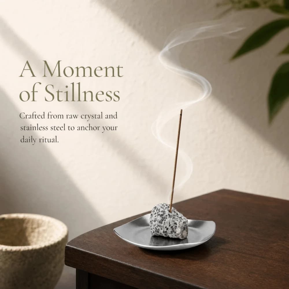 Unique Stainless Steel Incense Stick Holder Minimalist Portable Fragrance Tray Decorative Mosquito Coil Tray Office