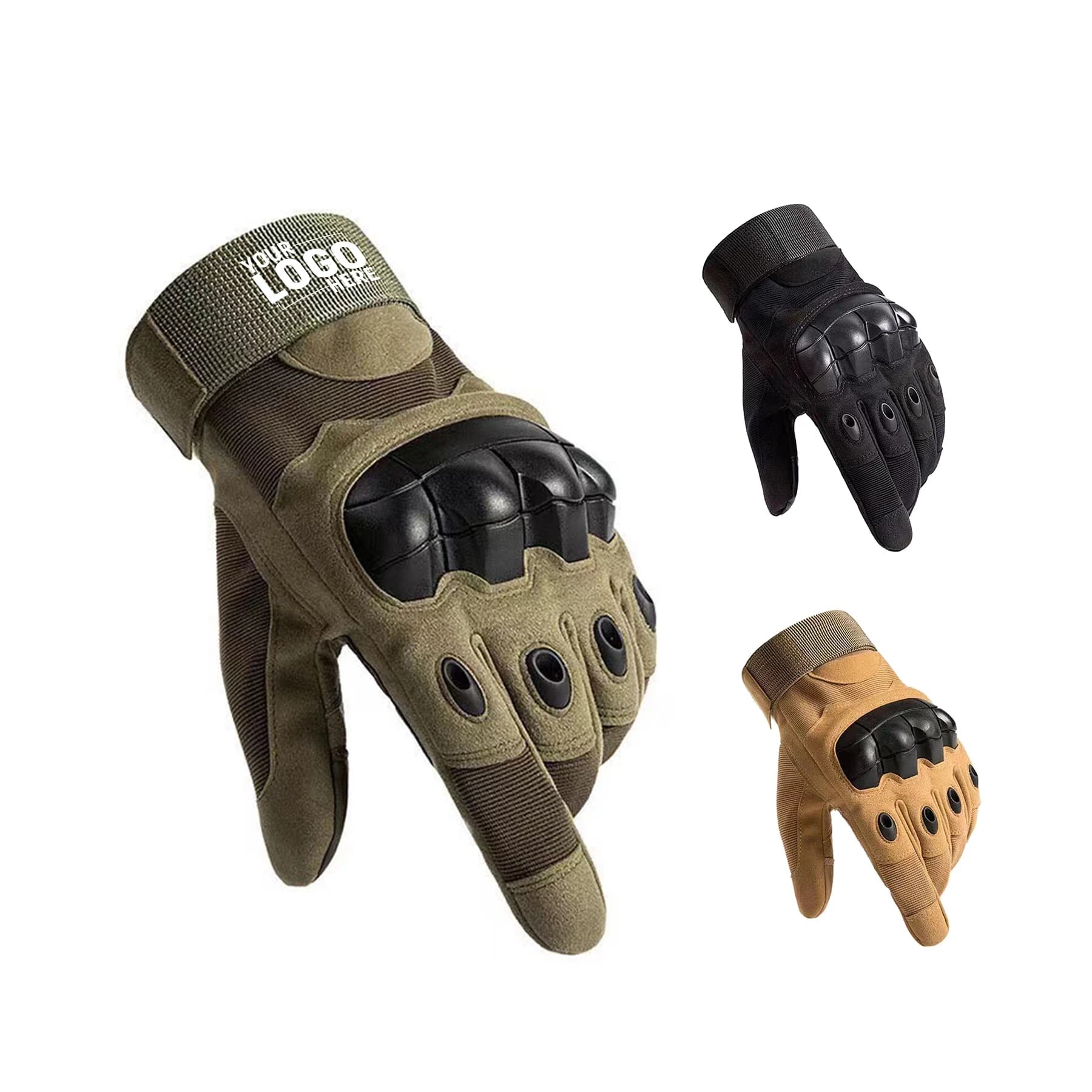 Guanti tattici da combattimento per moto, escursionismo, caccia, escursionismo, touch screen invernale all'aperto personalizzato in fabbrica con logo personalizzato