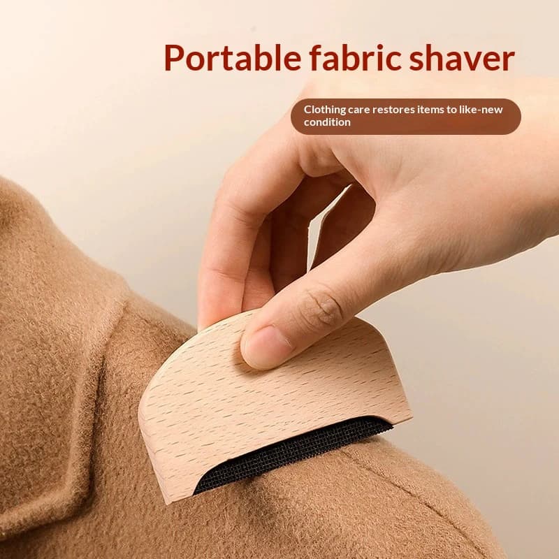 Epilatore in legno per maglioni e tessuti, rasatore manuale portatile per pelucchi, pettinatore per rimuovere i pelucchi