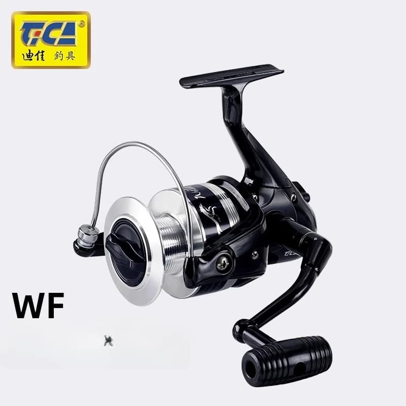 DJ WF mulinello da spinning con freno anteriore mulinello da pesca in mare mulinello da pesca liscio per mulinelli da pesca intercambiabili multi-asta