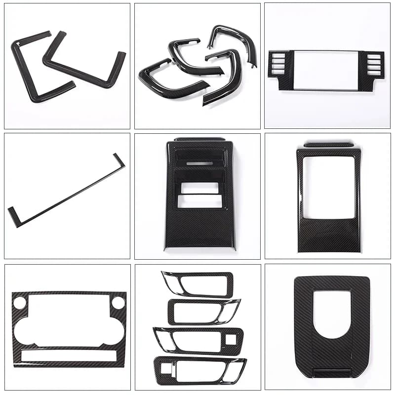 For Land Rover Discovery Sport 2015-2019 ABS Carbon fiber interior Gear Shift Panel Decoration Cover Accessories