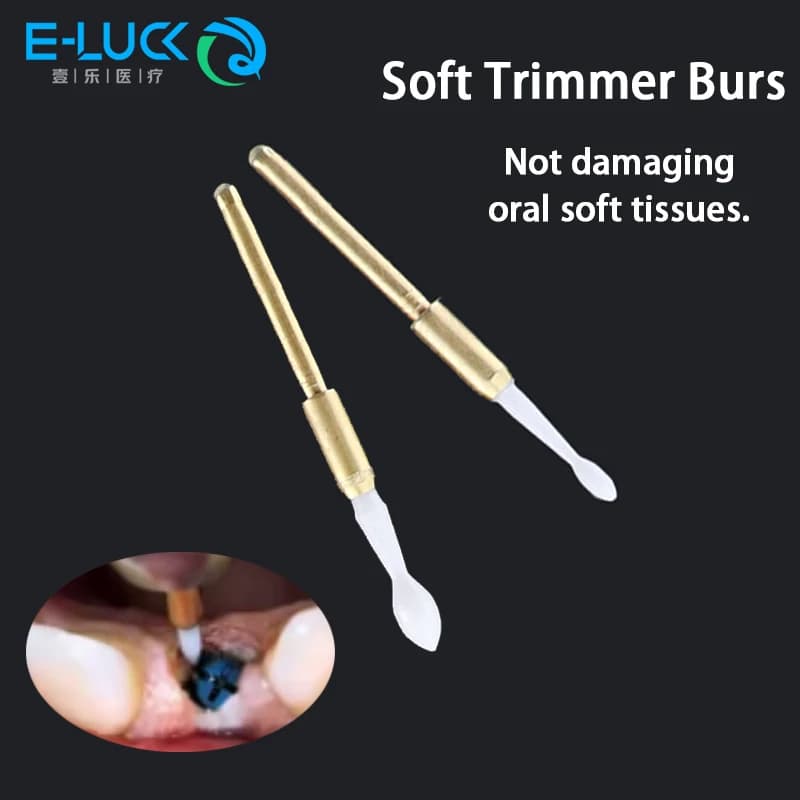 1Pc Dentale Morbido Trimmer Frese In Ceramica Tessuto Morbido Gingiva Per Il Dentista Orale Materiali Prodotto