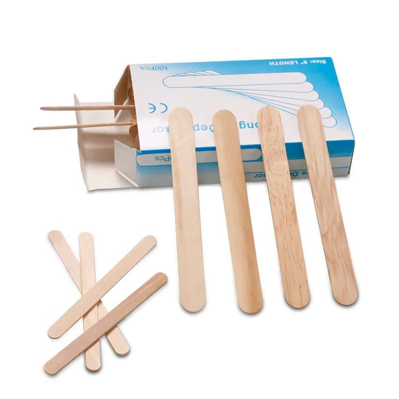 10/30/50/100PCS Used Tattoo And Drop Language Tattoo Depressor Ceretta Stick Card Pack Individual Card Supply For Hair Tattoo