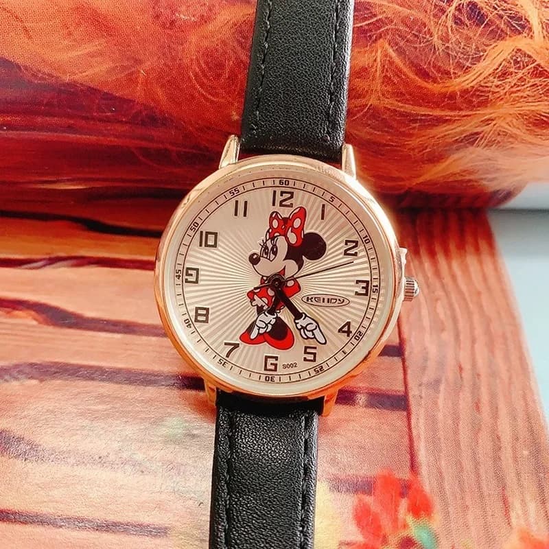 New Luxury Women's Watch Synthetic Fashion Cartoon Quartz Watch for Women's Girl Wrist Watch with Small Dial Women's Watch