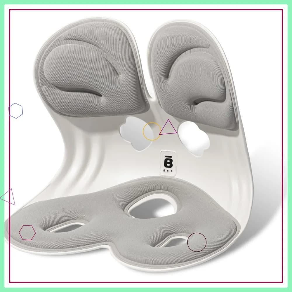 Cuscino Ergonomico per Sedia con Supporto Lombare per Ufficio e Casa