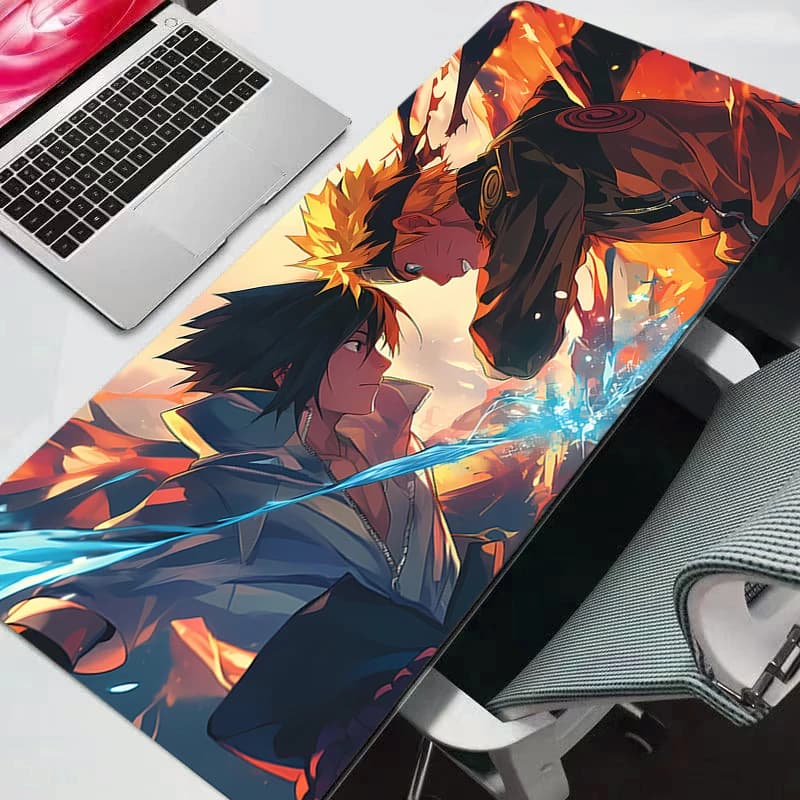 Naruto XL Lockedge mouse pad, large game accessories, computer keyboard mat, desk mouse mat for Csgo, durable