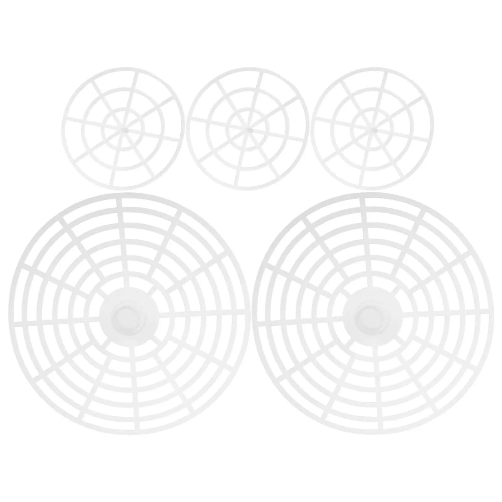 Set of 5 Plastic Pressure Plates for Tanks, Vegetable Fermentation Weights, Diving Fixing for Cooking Jars