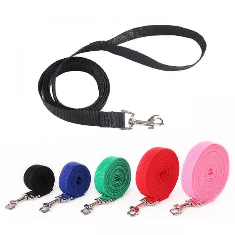 Durable Nylon Dog Leash for Small Medium Dogs Cats Puppies Multiple Lengths (1.5M/1.8M/3M/6M/10M) for Walking Running Training