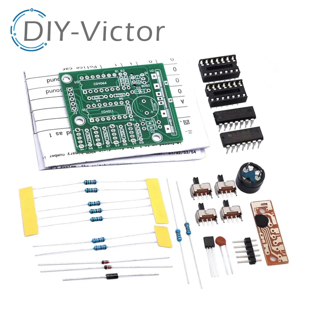 Kit Fai-da-Te per Scatola Musicale Elettronica a 16 Suoni, Modulo per Pratica di Saldatura e Apprendimento per Arduino