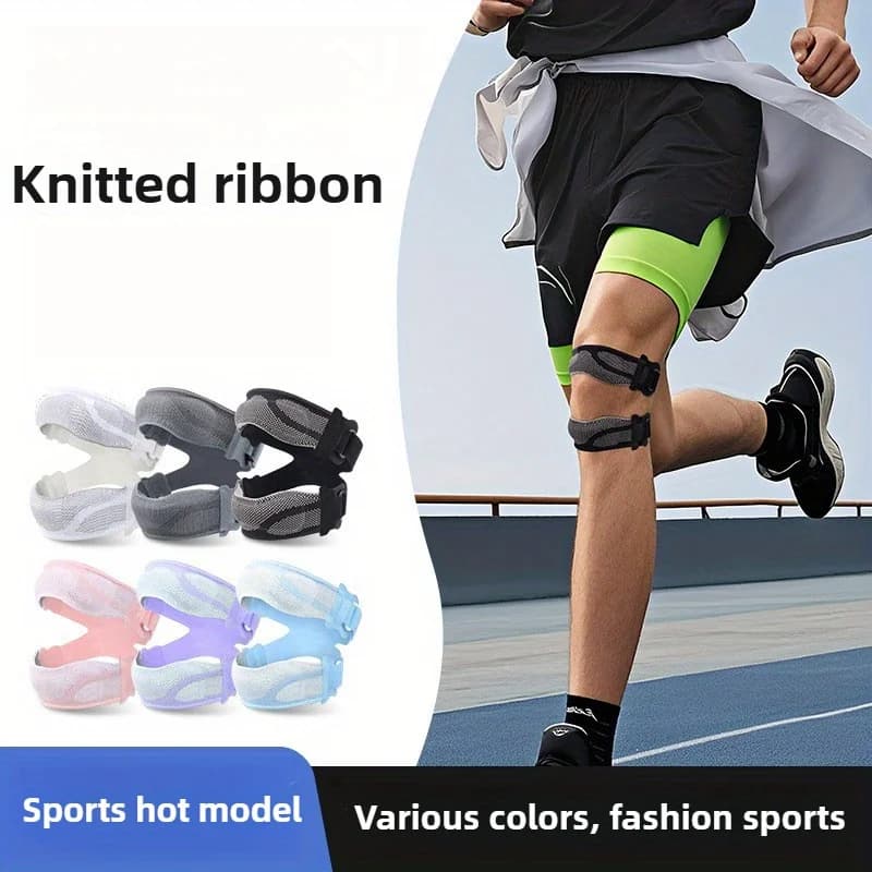 Supporto per Ginocchio Sportivo, Fascia per Rotula per Basket e Fitness, Ginocchiera Sportiva per Corsa