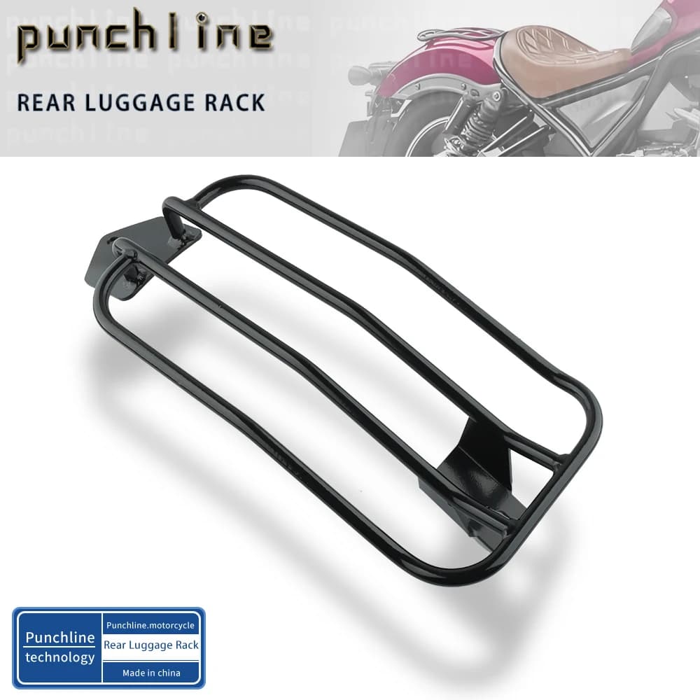 Portapacchi Posteriore per REBEL 1100 DCT CMX 1100 MT CM1100 T S 2021-2025, Supporto per Bauletto e Valigie