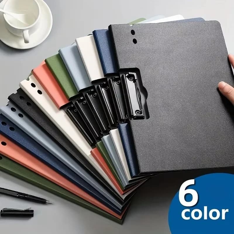 A4 File Folders Clipboard Writing Pad Memo Clip Board Clips Test Paper Storage Organizer For School Supplies Office Stationary
