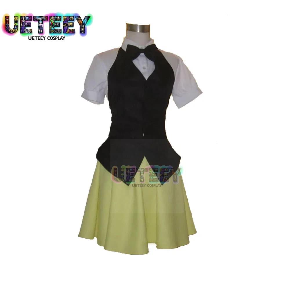 UETEEY Anime Bill Cipher Costume Cosplay per Top + gilet + gonna femminile
