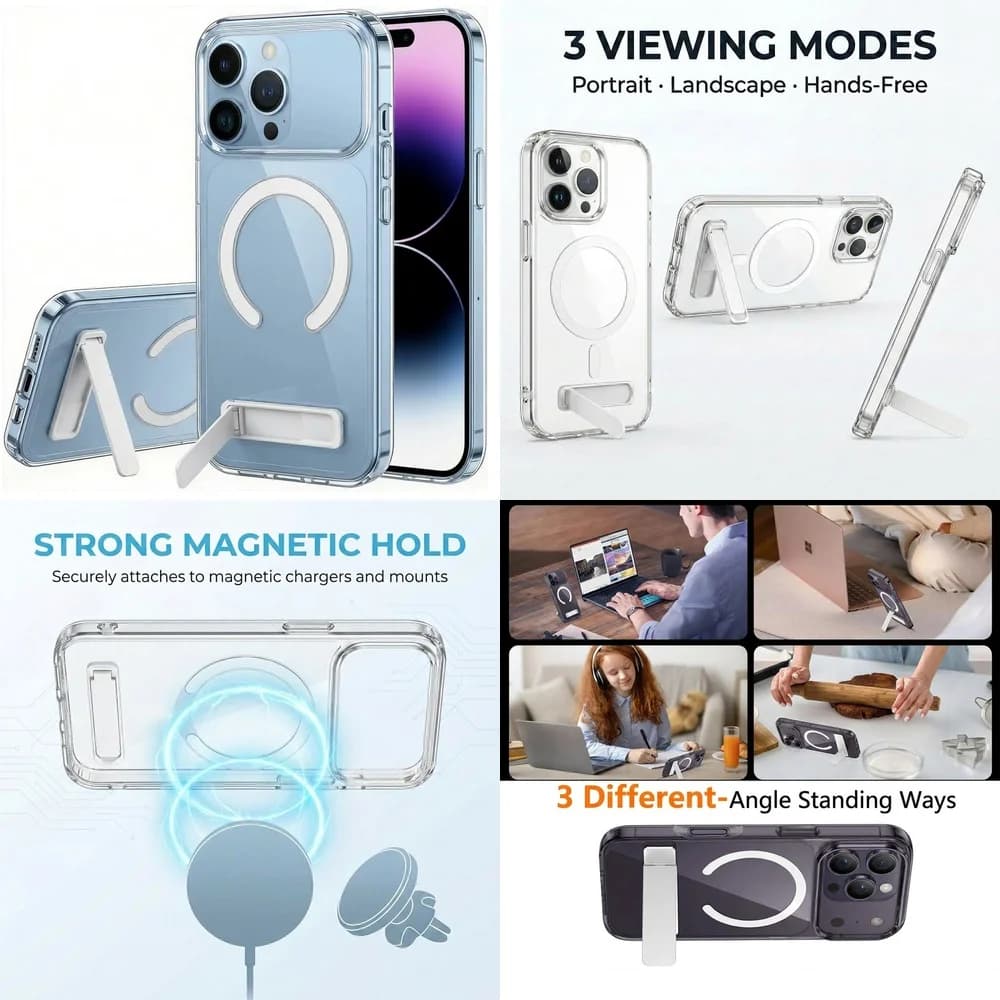 Wholesale Clear Magnetic Case Wireless Charging Shockproof Soft Frame TPU PC for iPhone 16 17 15 14 Plus 13 mini 12 11 Pro Max
