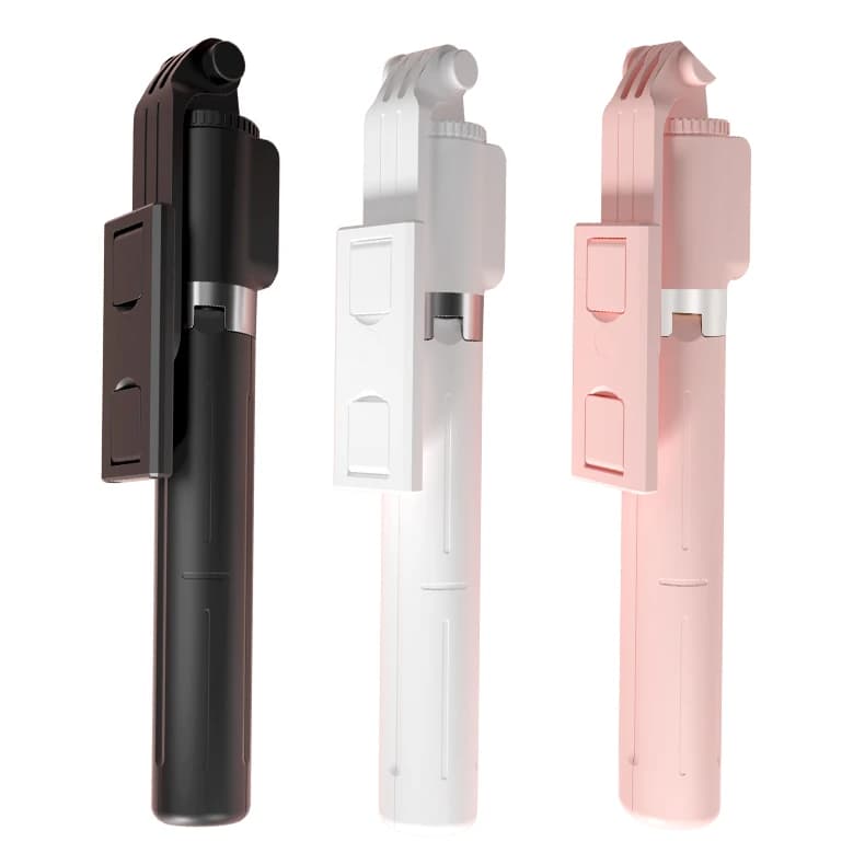 Adatto per iPhone e Android, Nuovo Bastone Selfie Bluetooth con Supporto per Telefono, Treppiede Pieghevole con Luce di Riempimento