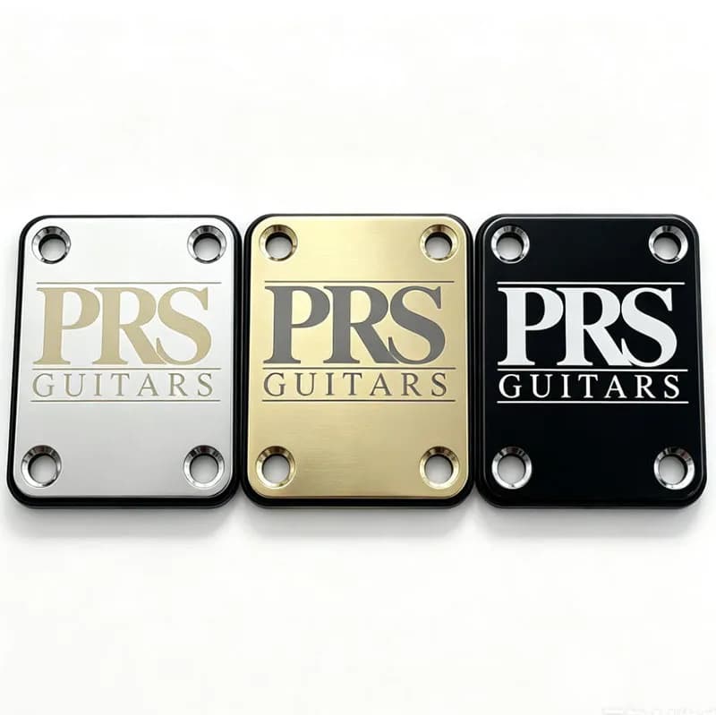 Custom Shop PRS Guitar Neck Plate Silver