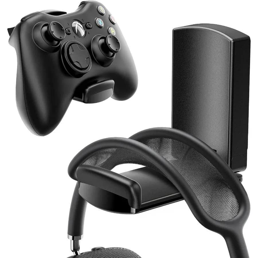 Supporto per controller per supporto per cuffie appiccicoso EURPMASK Supporto per cuffie con gancio adesivo aggiornato per cuffie da gioco per scrivania con sfregamento morbido