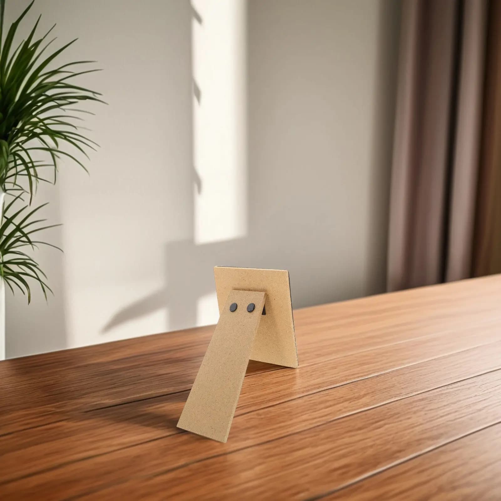 2 Pezzi Cavalletto per Cornici con Pannello di Supporto Fai-da-te e Design Autoadesivo per Foto, Dipinti, Tele - Espositore Stabile e Pieghevole