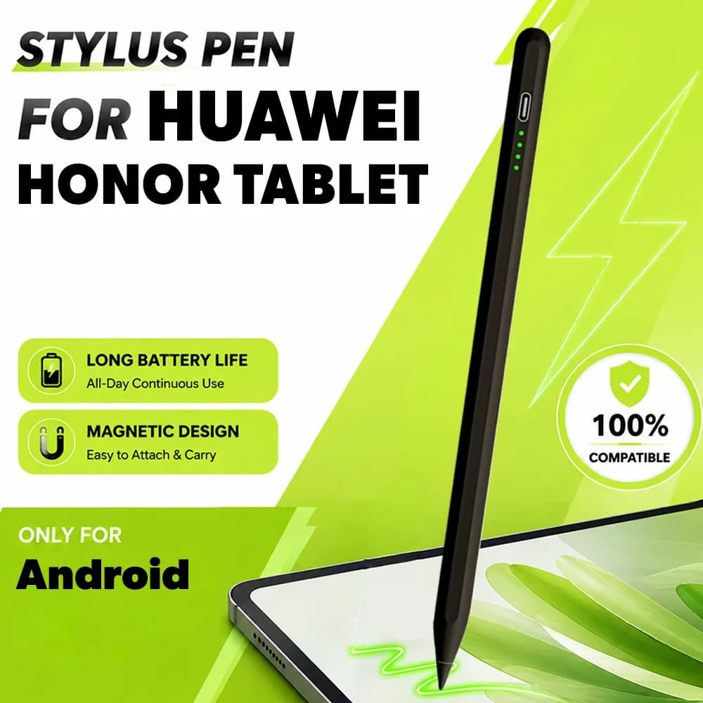 Android Tablet Stylus Pen for Huawei MatePad 11.5 10.4 SE 2024 Honor Pad 9 X9, No Bluetooth Tilt Sensitivity Capacitive Stylus